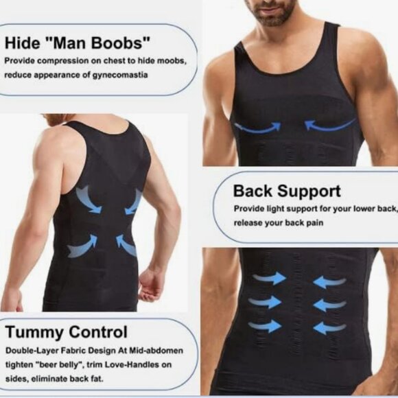 Mistirik Compression Shirts for Men Size L - Picture 4 of 14